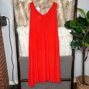 Goa Beachwear by Japna Red Jumpsuit Romper